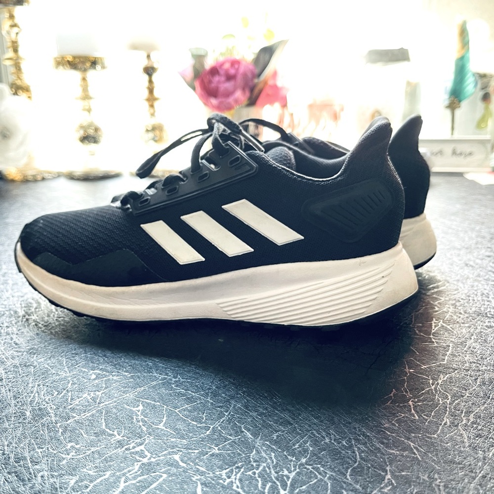Boys Black and White Adidas